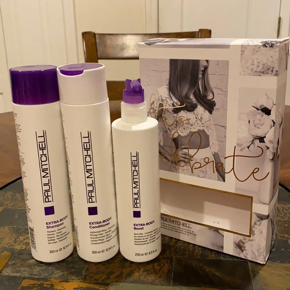 Paul Mitchell Extra-Body Shampoo Conditioner Boots